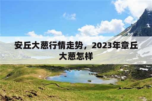 安丘大葱行情走势，2023年章丘大葱怎样