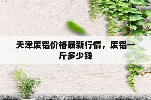 天津废铝价格最新行情，废铝一斤多少钱