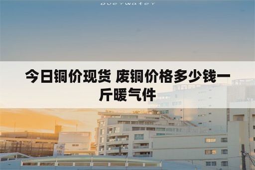 今日铜价现货 废铜价格多少钱一斤暖气件