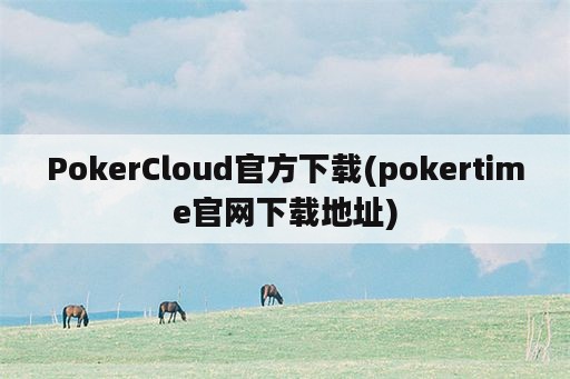 PokerCloud官方下载(pokertime官网下载地址)