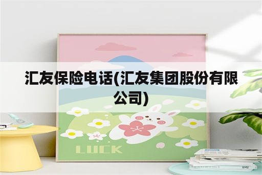 汇友保险电话(汇友集团股份有限公司)