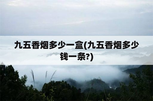 九五香烟多少一盒(九五香烟多少钱一条?)