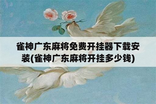 雀神广东麻将免费开挂器下载安装(雀神广东麻将开挂多少钱)