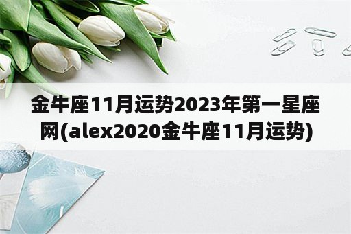 金牛座11月运势2023年第一星座网(alex2020金牛座11月运势)